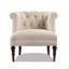 Chaise d'appoint capitonnée, polyester beige ciel neutre-531378605