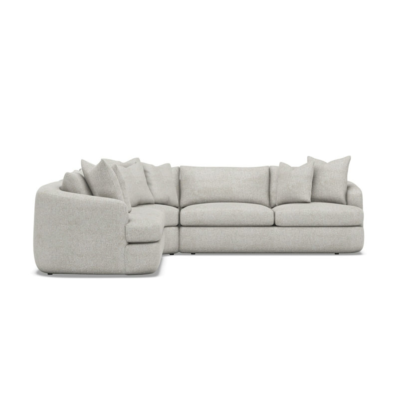 Jules Fabric 3 Pc Sectional, 1697-010