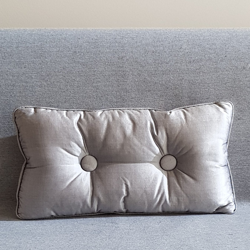 Sammy Rectangular Cushion, Silver