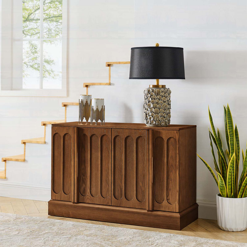 Armoire de rangement polyvalente pour plusieurs pièces, Noyer