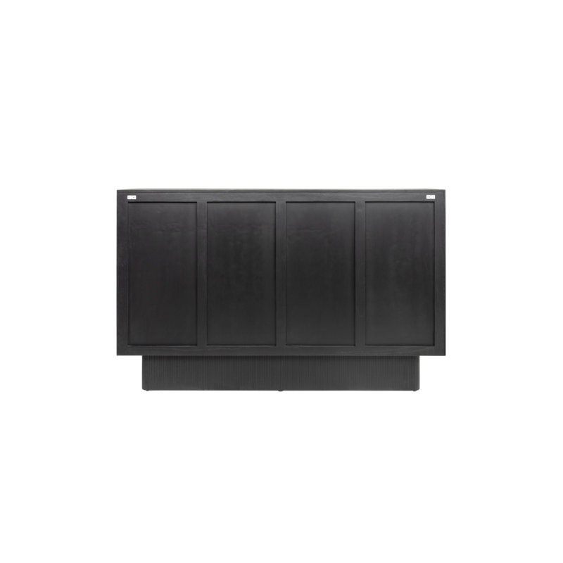 Zulgo 68'' W Solid Wood Sideboard, Black