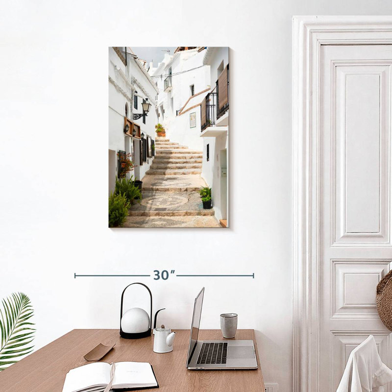 Lilie Made In Spain Collection-Mijas White Village, 30" H x 20" W