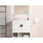 29.9 " W Freestanding Standard Free Standing Single Double Single Vanity Bathroom Vanity With Ceramic Top