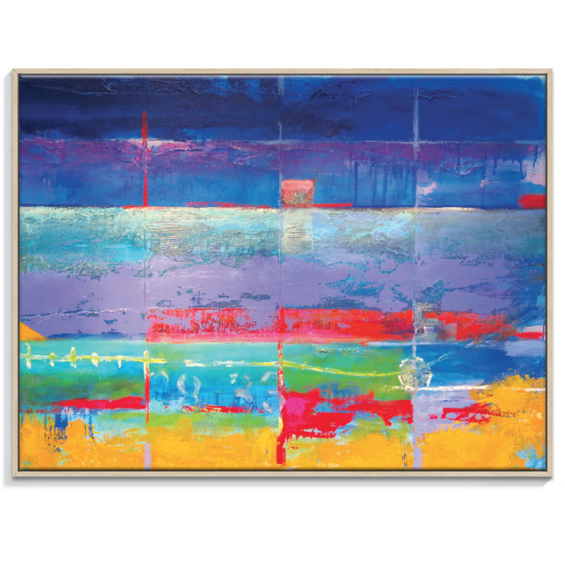 Alan Annells - Painting on Canvas, Timber, 41cm H x 51cm W