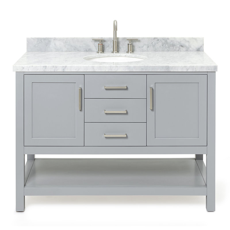 Bayhill 49'' W Single Vanity, Gray
