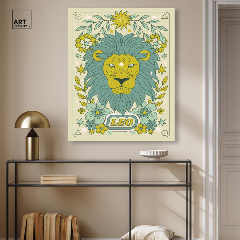 Affiche de Leo, Toile tendue, H 20 po x l 16 po