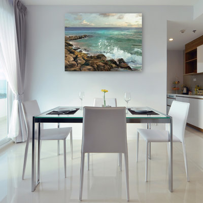 Impression sur toile Rocky Shore par Studio Arts