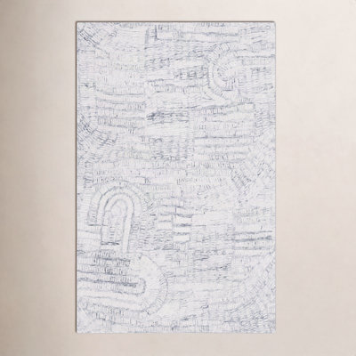 Audrina Gray Ivory Hand-Tufted Abstract Rug