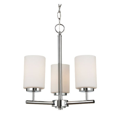 Oslo Three Light Chandelier from Generation Lighting 