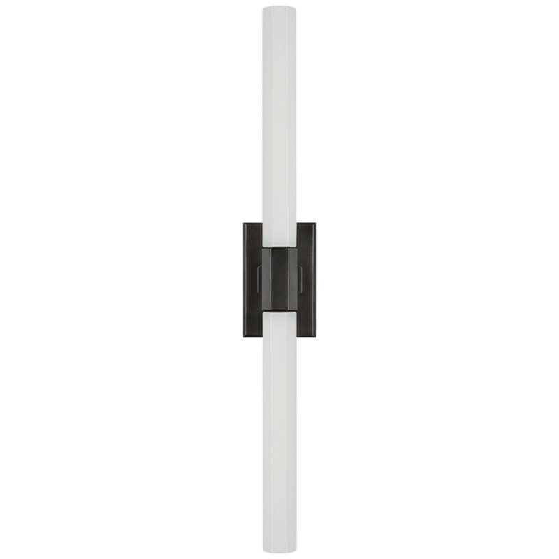 Hawthorne 2 - Light LED Vanity Light, Antique Burnished Brass