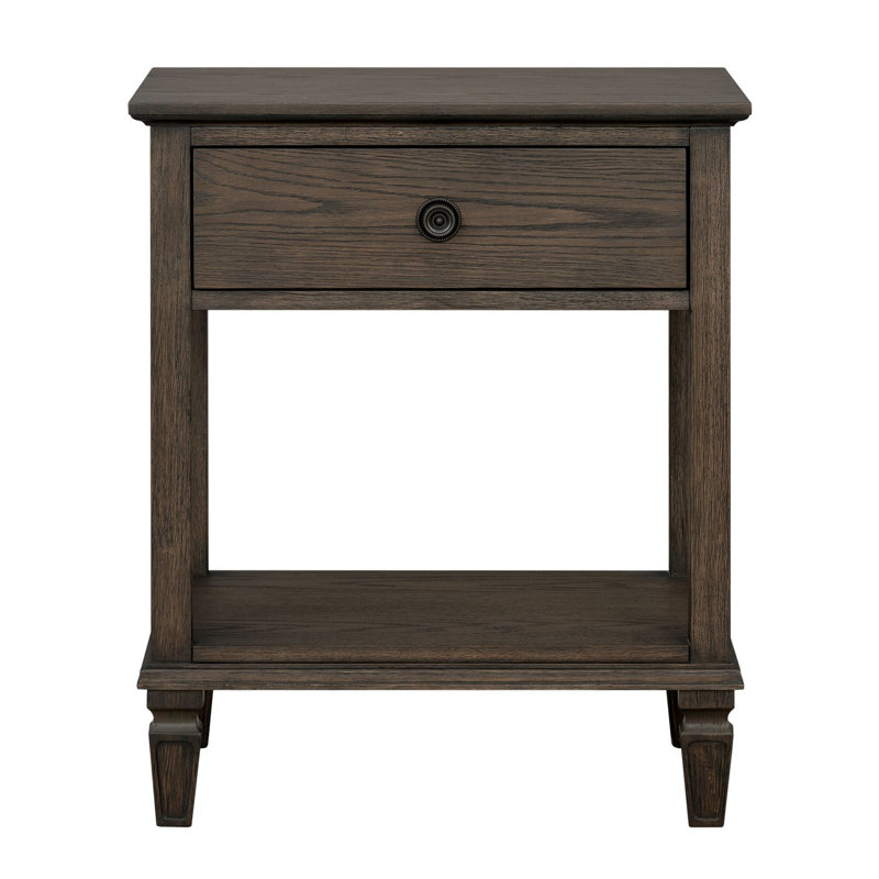 Table de chevet Victoria, Marron foncé