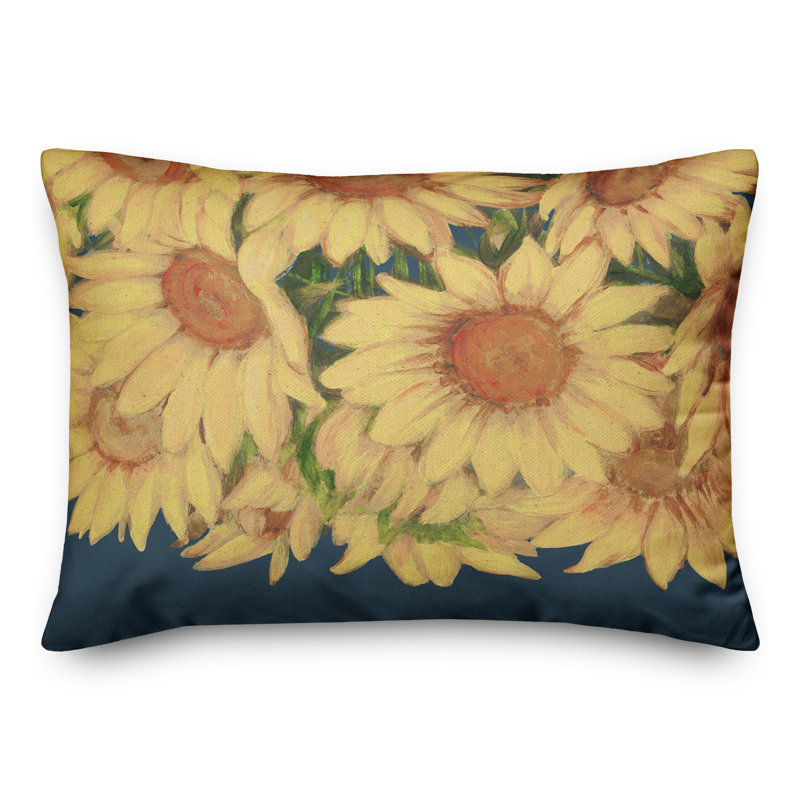 Sunflower Bunch Rectangular Pillow Cover & Insert