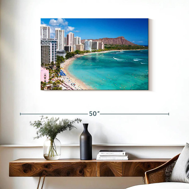 Gillard bleu Waikiki Gillard, H 24 po x l 36 po