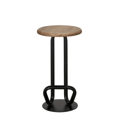 Hook Stool with Metal Frame