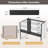 Omeed Mirrored Aluminum Medicine Cabinet with 2 Shelves-175806155-175806186
