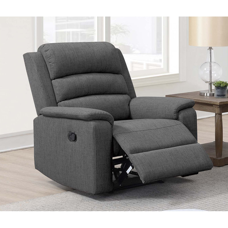 Fauteuil inclinable manuel simple, Gris