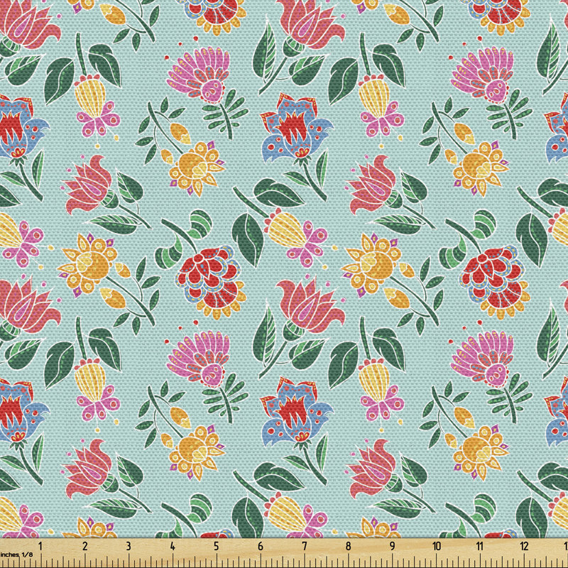 Charessa Pansy Spring Flower Multi-Purpose Fabric