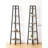 5-Tier Corner Shelf With Metal Frame, Industrial Ladder Display Stand For Living Room, Kitchen, Home Office And Small Spaces-992516374