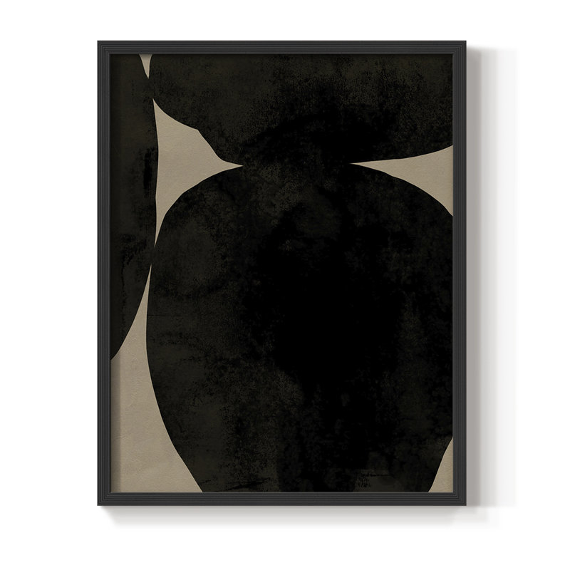 Heirloom Orbs II Framed Print - Solid Wood, Black, 20" H x 16" W