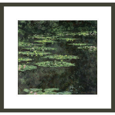 «Waterlilies» par Claude Monet, impression giclée encadrée