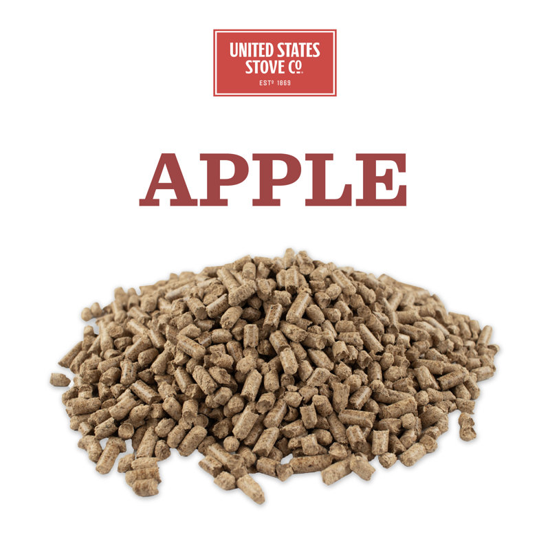 Us Stove Apple Flavour Cooking Pellets, 20 Lb. Bag - Pallet 100 Bags