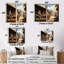 Palmyre - Orange, reproduction d'art sur toile-114714452-114714453-114714455