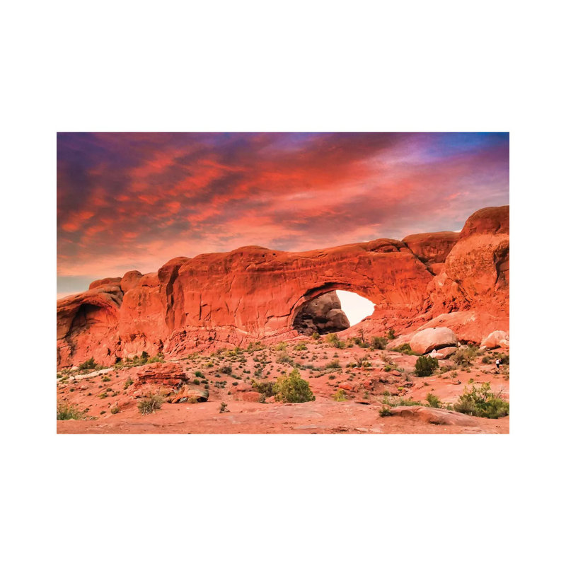 Desert Drama by Mark Paulda - Print on Canvas, Wrapped Canvas, 45.72cm H x 66.04cm W x 3.81cm D