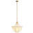 Aire 4-Light Small Chandelier, Off-White Linen-135533113