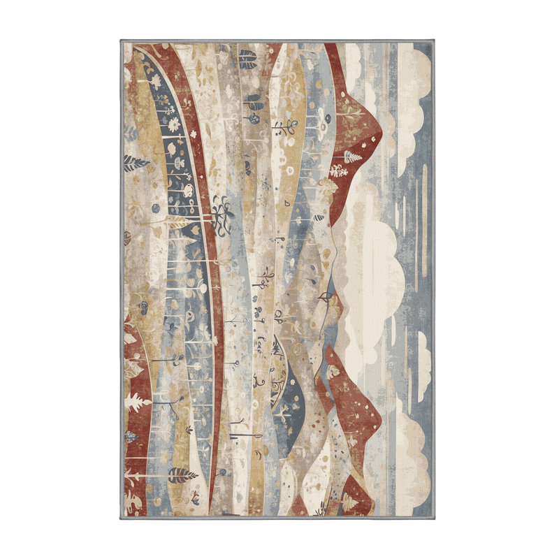 Spunky Jive Rug, Square 4'