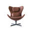 Lazy Leather Swivel Lounge Chair