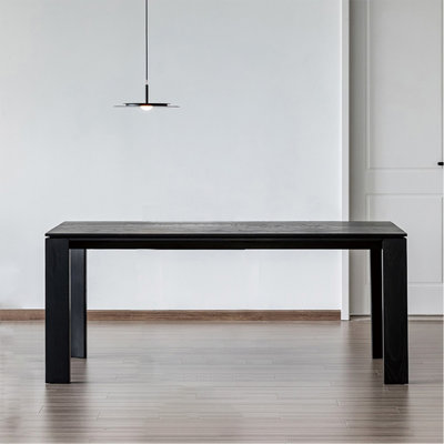 Solid wood stable dining table