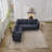 L Shaped Sectional Sofa (Gray)