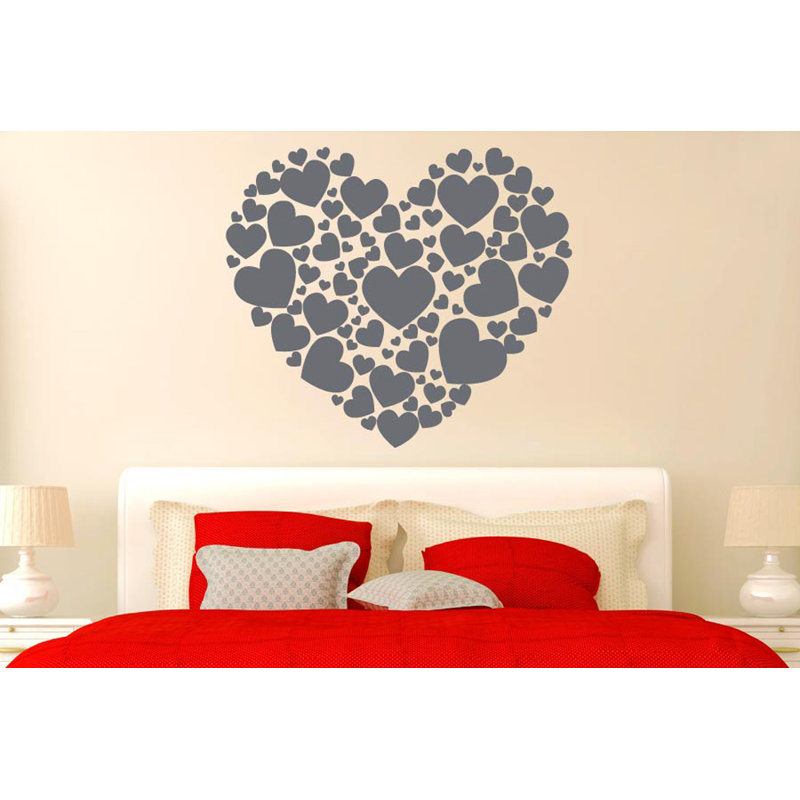 Abstract Wall Decal, Grey