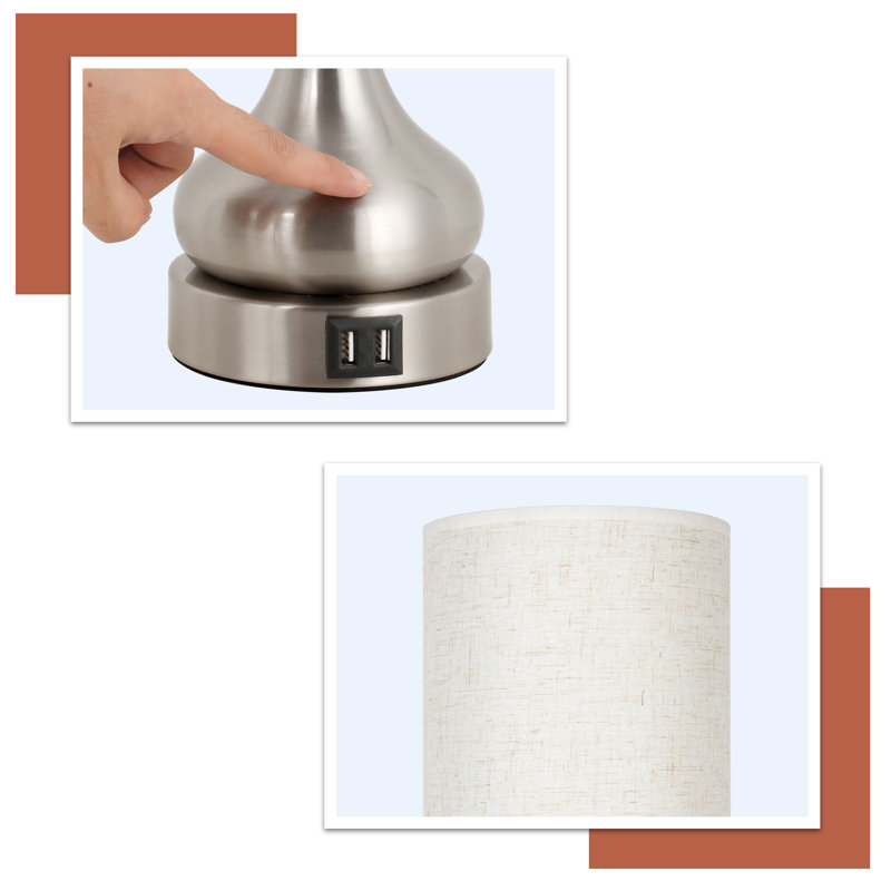 Metal USB Table Lamp