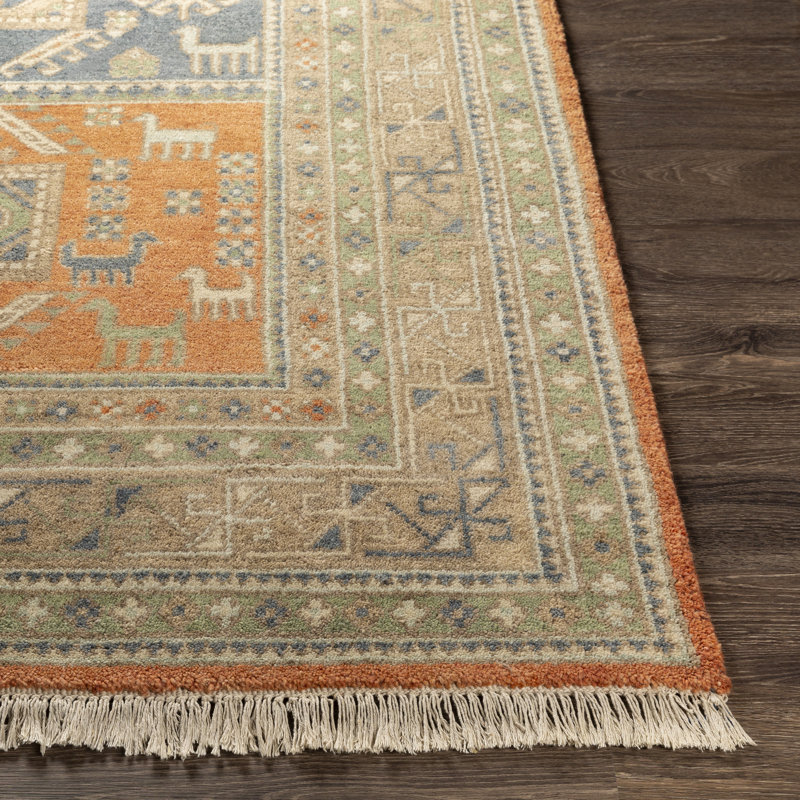 Levasseur Wool Oriental Area Rug, Rectangle 2' x 3'