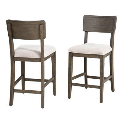 Friley Solid Wood Counter Height Dining Chair