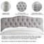 Tête de lit capitonnée et capitonnée, tête de lit en bois massif avec pieds en bois, tête de lit à hauteur réglable de 47 po à 63 po, tête de lit en tissu au design moderne-1716284556-1716284559