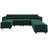 Vashudev 116.6'' Velvet Modular Upholstered Sectional Sofa 8-Pieces Modern Storage Couch-143691479