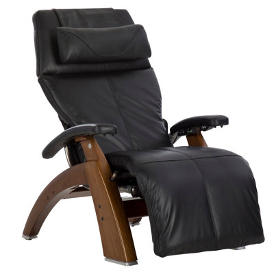 Human Touch Perfect Chair PC610 OmniMotion Classic Zero Gravity Recliner Supreme Upholstery Package Walnut Base