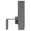 Lit escamotable double avec bureau et armoires en rotin, lit mural peu encombrant pour le bureau personnel-1145602059