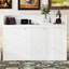 Lit simple TG avec bureau, Couleur blanche. Produit en bois massif et pour un bureau à domicile polyvalent ou des lumières de la taille d'une chambre d'amis, blanc. Composé à l'aide