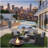 4-Piece All Weather Wicker Patio Conversation Set with Gray Cushions and Glass Table-1209945676