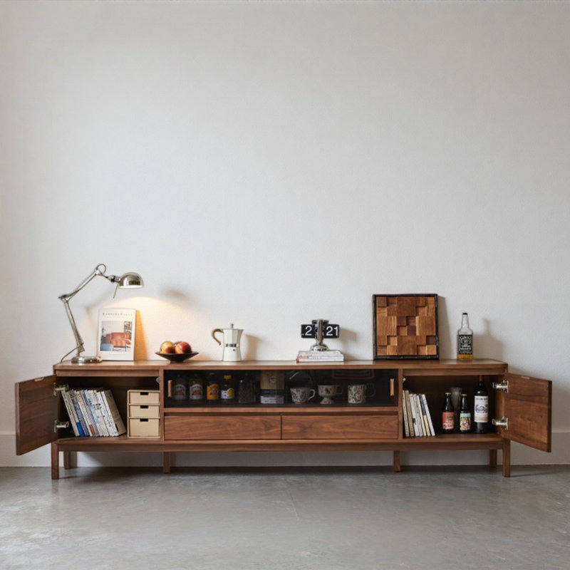 Creative Solid Wood TV Stand