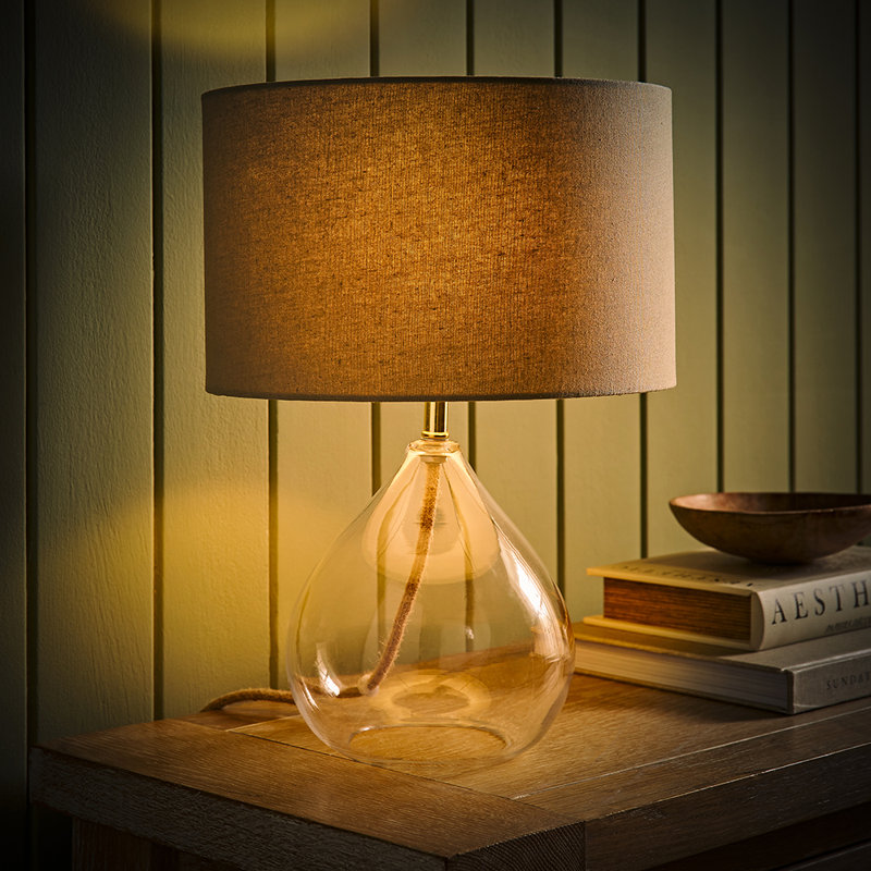 Glass Table Lamp