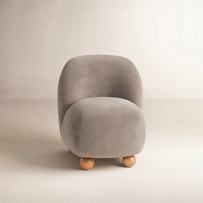 Kalia Boucle Bun Foot Accent Chair