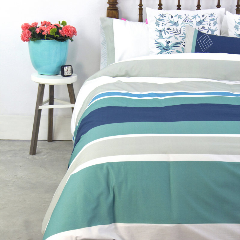 Sea Line Multi-colour, European King (160 cm x 200 cm)