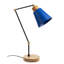 Lampe de table industrielle avec corps en fer et base en charme, 5,5 po de diamètre x 20,5 po de hauteur | Douille E27 (40 W maximum), diamètre de la plaque de base de 7,1 po | 78,7 po de longueur de câble | Conception élégante de couleur unie pour l-2029537371