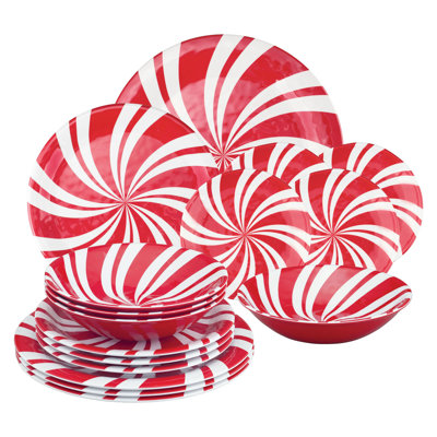 Bianchina Melamine Dinnerware Set 16 Piece - Service for 4