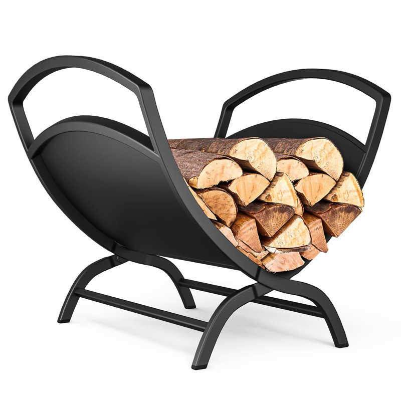 40.5cm W Metal Log Rack
