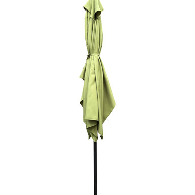 Outdoor Umbrella 6X9ft, Tilt Function, Garden Shade Spot 9X6ft, Tiltable Canopy, Leisure